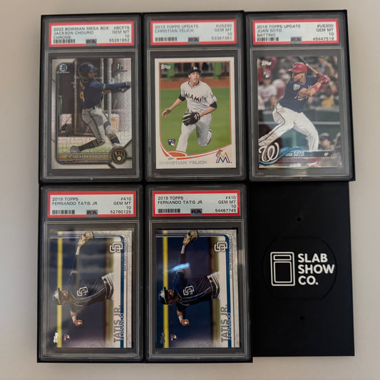 MagSlab - Magnetic Wall Mount Display System - standard PSA cards only