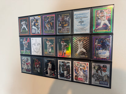 Top Loader Wall Mounting Display Plates - Up to 59 Pt Toploaders. (2 Plates per order)