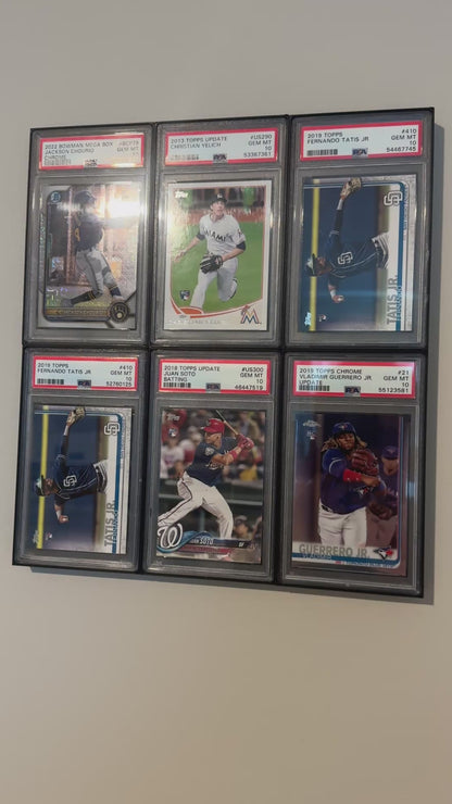 MagSlab - Magnetic Wall Mount Display System - standard PSA cards only